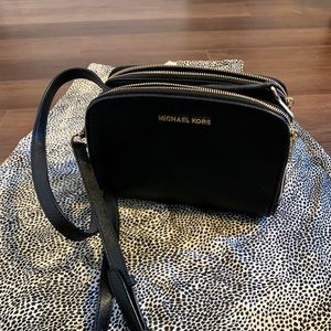Michael Kors black crossbody bag